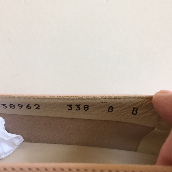 FERRAGAMO VIVA BOW LEATHER BALLERINA FLATS PALM BEACH - Picture 4 of 10